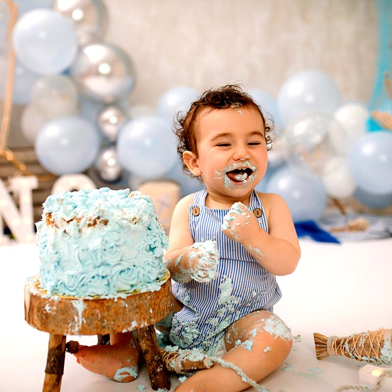 sesión smash cake cumpleaños